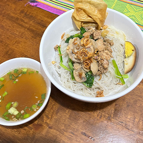 menu - Bihun Pangsit Ayam Jamur